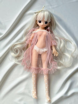 Image of Erotic Physical Doll Silicone Live Version Non-Inflatable Male Robot Girl Wife Adult Play - 45cm / flesh / TPE - toys