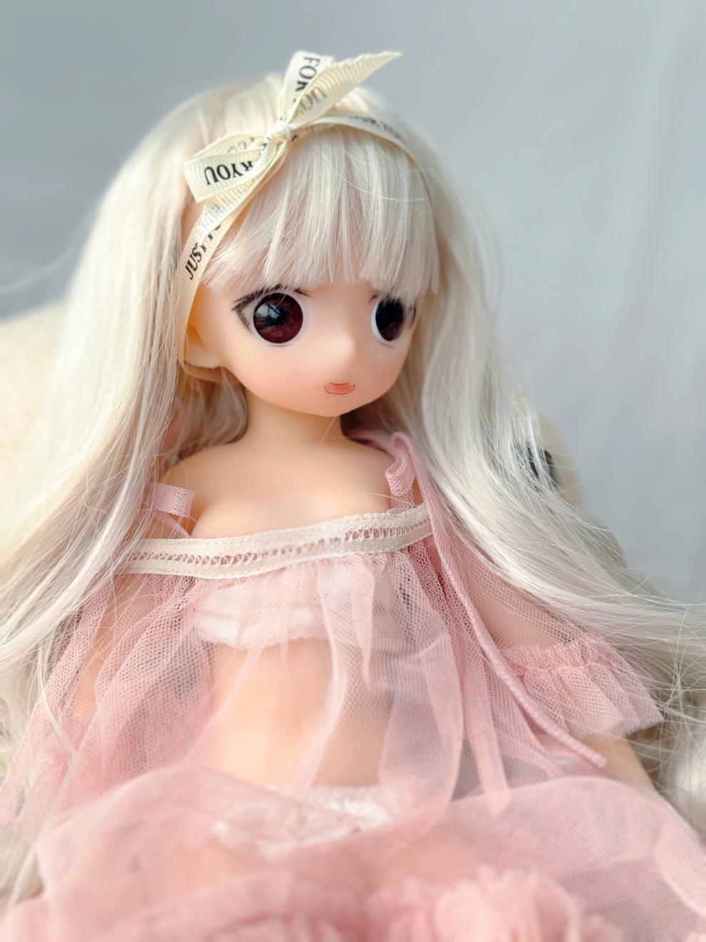 Erotic Physical Doll Silicone Live Version Non-Inflatable Male Robot Girl Wife Adult Play - 45cm / flesh / TPE - toys