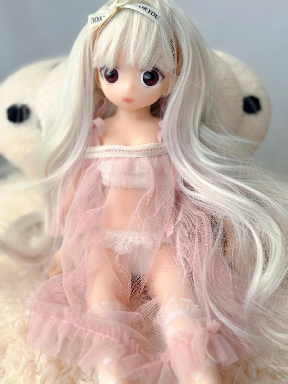 Erotic Physical Doll Silicone Live Version Non-Inflatable Male Robot Girl Wife Adult Play - 45cm / flesh / TPE - toys