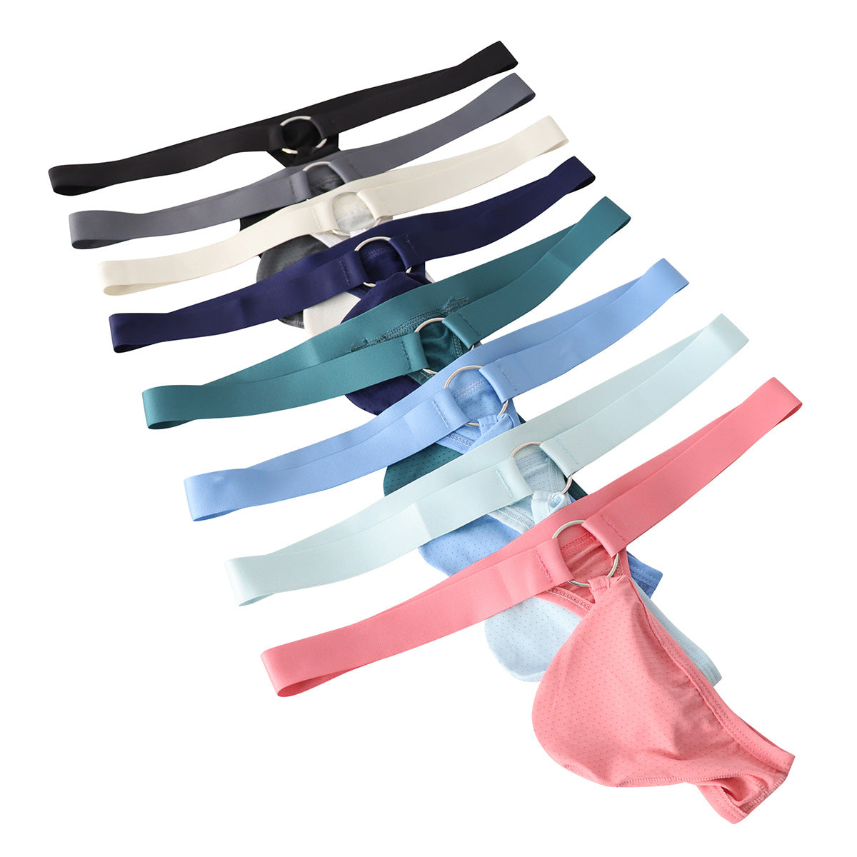 European American Japanese and Korean GAY men’s low-waisted panties head night sex toys sexy mesh breathable thong