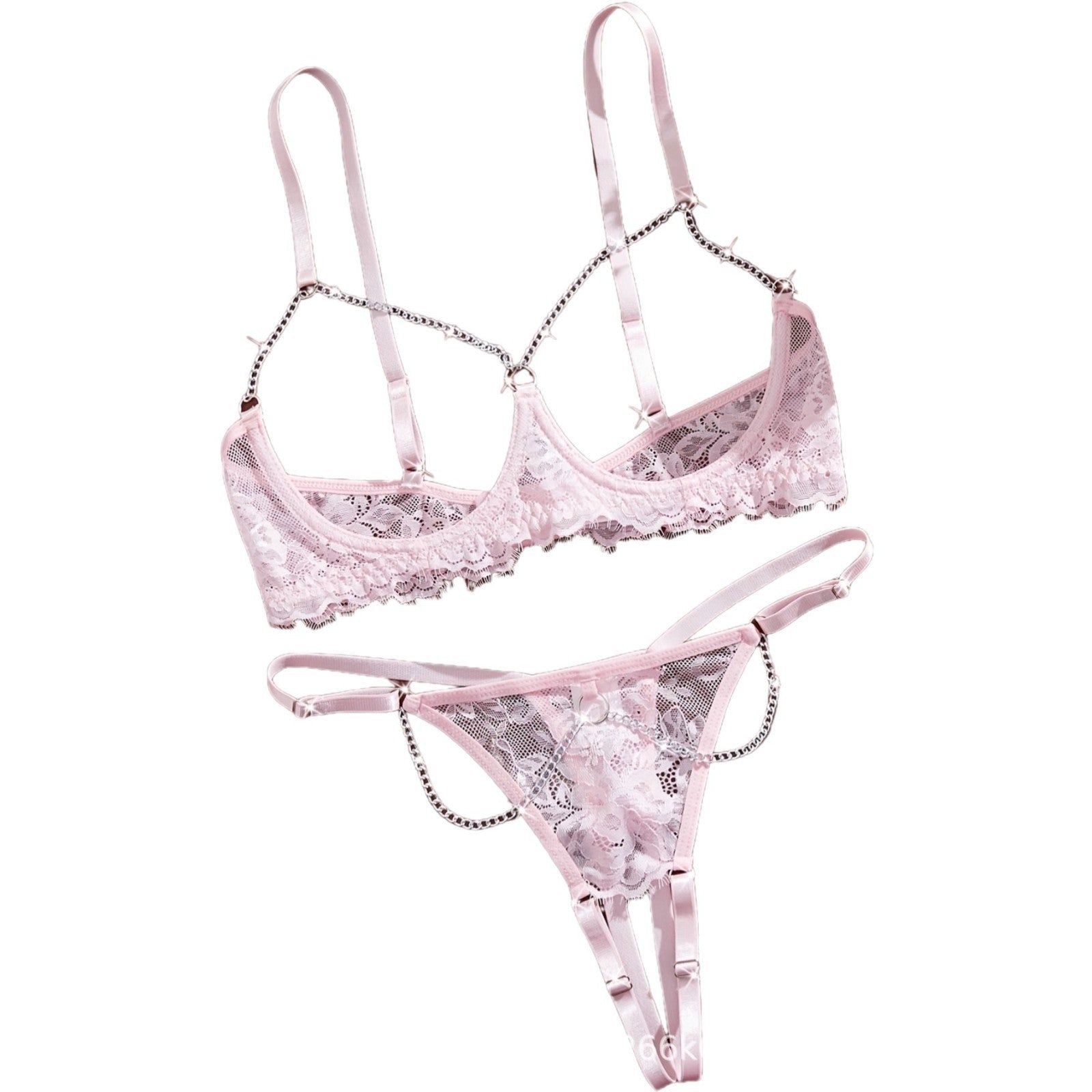 European and American comfortable high-end erotic underwear without taking off the pants pure desire temptation lace