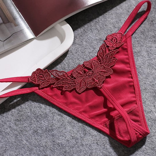 European and American foreign trade ladies sex sexy bottom file briefs T pants splicing lace cross-border sales factory