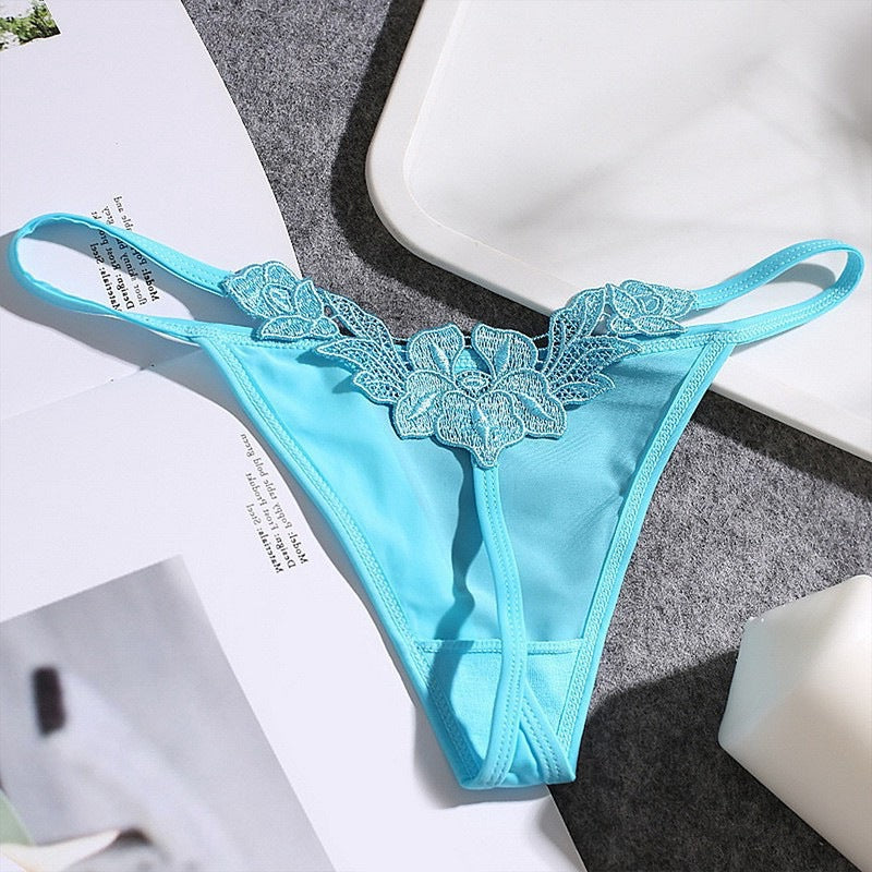 European and American foreign trade ladies sex sexy bottom file briefs T pants splicing lace cross-border sales factory