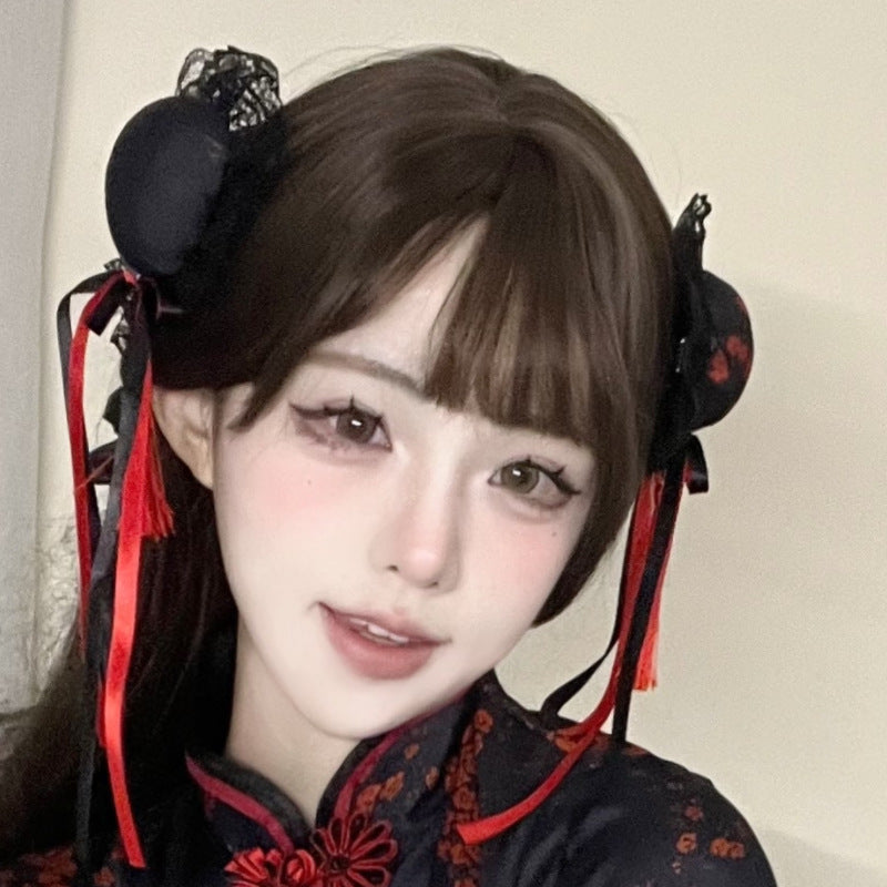 Fan Lei Chinese girl cheongsam erotic underwear apron pajamas two-piece maid Japanese retro skirt short skirt 811