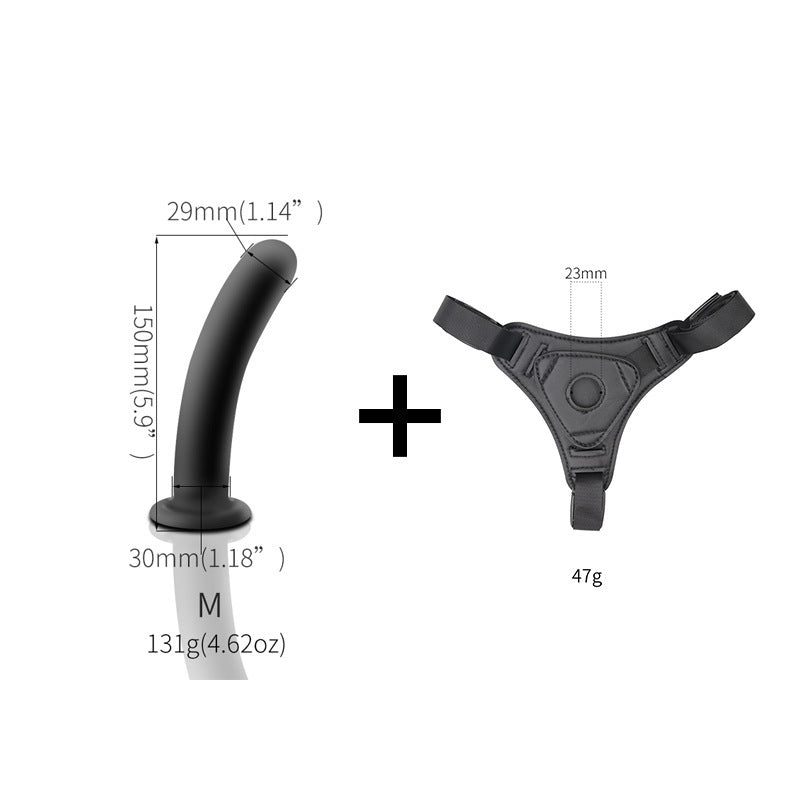 femdom wearing dildo les strapon panties lesbian lala sex toys male gay adult products - Round toe medium + leather