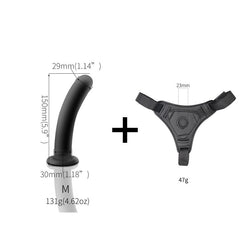 Image of femdom wearing dildo les strapon panties lesbian lala sex toys male gay adult products - Round toe medium + leather