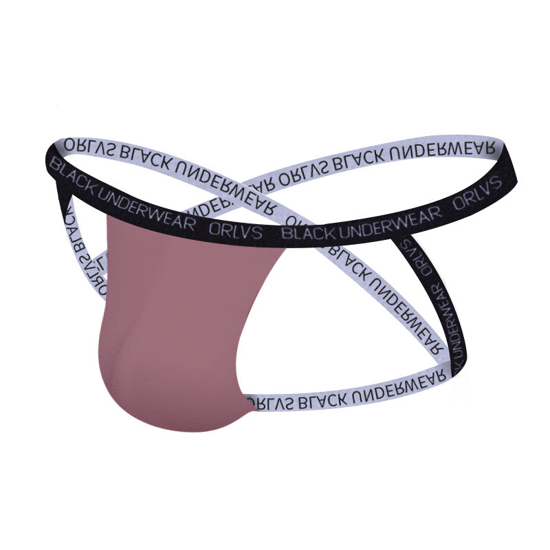 Foreign trade buttocks gay four belt thong breathable bikini sports men’s t pants erotic low-rise cross-border model