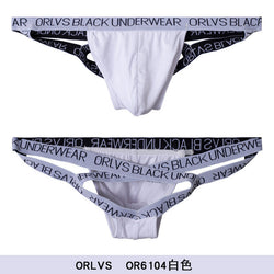 Image of Foreign trade buttocks gay four belt thong breathable bikini sports men’s t pants erotic low-rise cross-border model