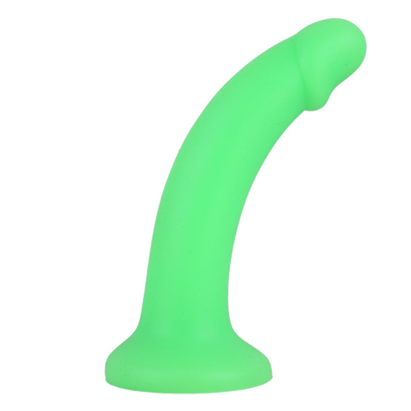 Foreign trade explosive manual simulation silicone phallus suction cup soft meat realistic fake penis adult sex toy