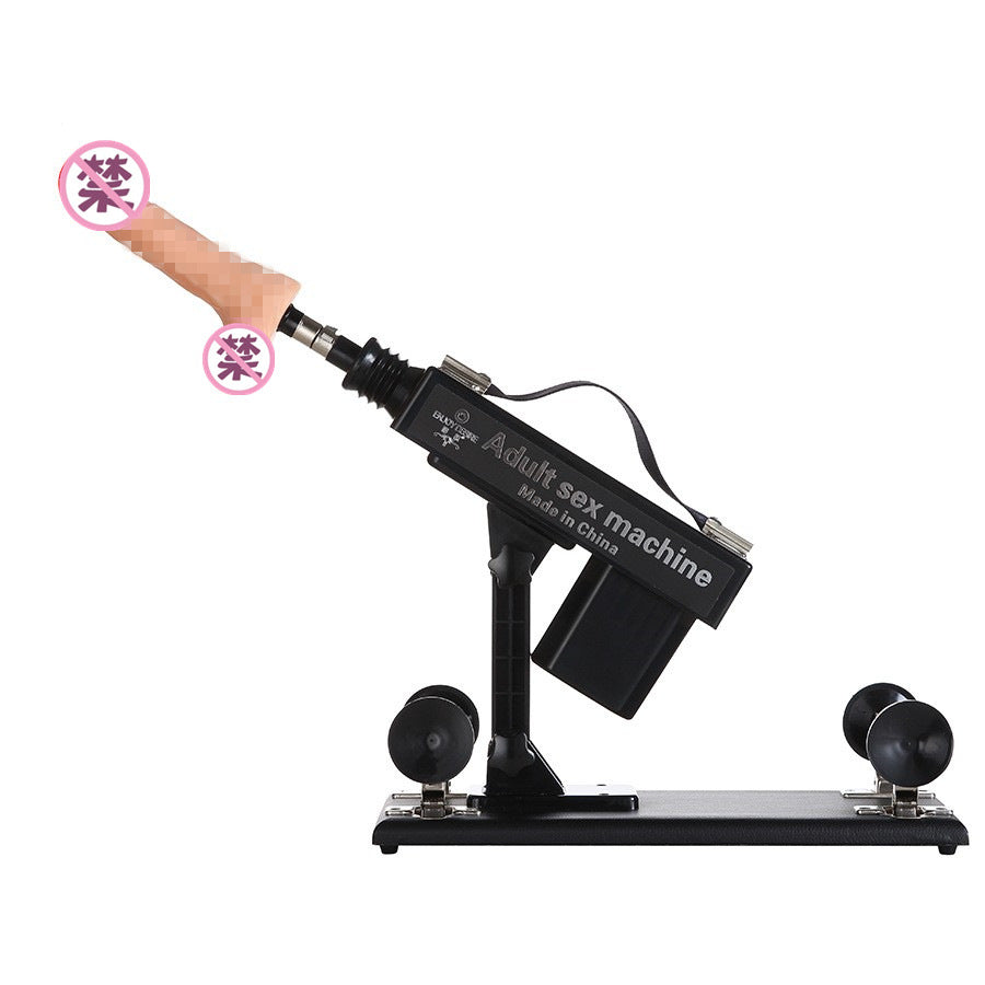 Foreign trade women’s gun machine sex love fun machine automatic telescopic bombardment simulation phallus source
