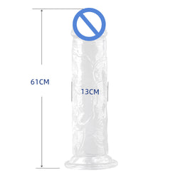 Image of Giant oversized giant giant phallus weight 7.5kg height 61cm injection molding fake penis store decoration - toys