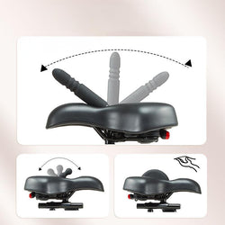Image of Helibo New Multifunctional Bicycle Massage Mat Adult Female Vibrator Erotic Alternative Masturbator - Multifunctional