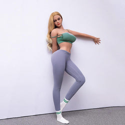Image of Hot selling European and American style fat robot full silicone metal skeleton high-end simulation girlfriend airplane
