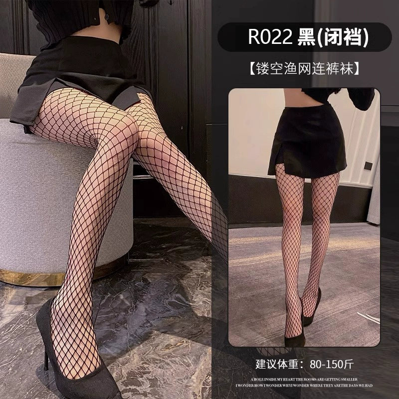 Image of I play erotic underwear open the crotch no need to take off sexy black silk jumpsuits sexy tearable underwear tempting