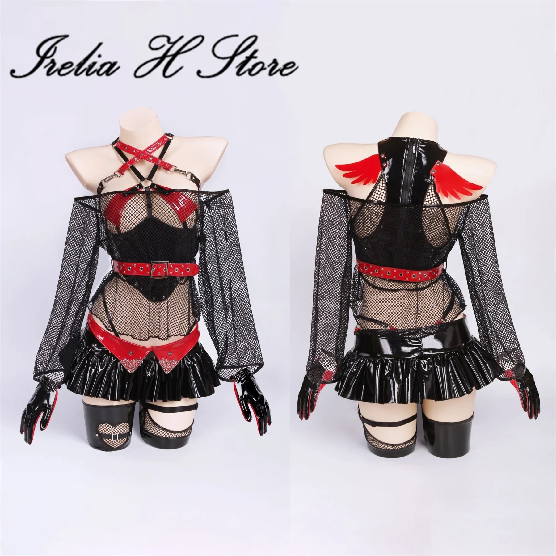 Image of Irelia H Store sexy lingeries hot adults punk style anime cosplay costume private photo shoots - S - Sexy lingerie