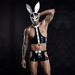 Image of JSY2021 men’s sex uniforms europe and the united states sexy bunny men cosplay gay erotic lingerie temptation 7218