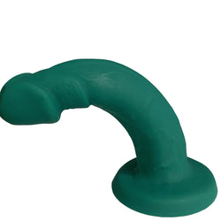 Image of manual simulation phallus eggless dildo silicone phallus female masturbator masturbator stick fake penis sex wholesale