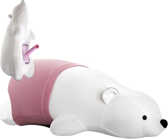 Manufacturer consignment mystery doll gun machine remote control white bear doll telescopic vibration warming sex adult