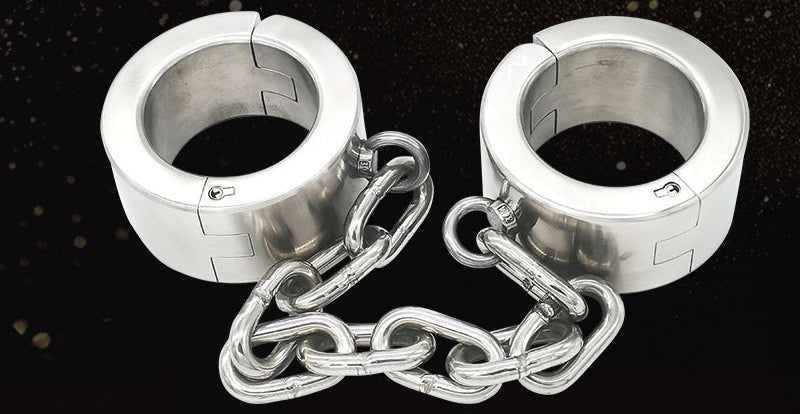 Manufacturer stainless steel extra heavy shackles for women metal adult sex toys for men to restrain one piece dropship