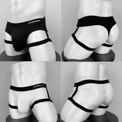 Image of men’s erotic shapewear vs underwear gay low rise panties new sexy double thong swim bottoms fashion briefs men - Sexy