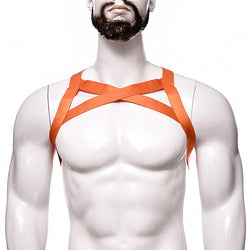 Image of Men’s Strong Nylon Body Chest Harness Belt Shoulder Support Suspender Strap Club Wear Costumes - Sexy lingerie