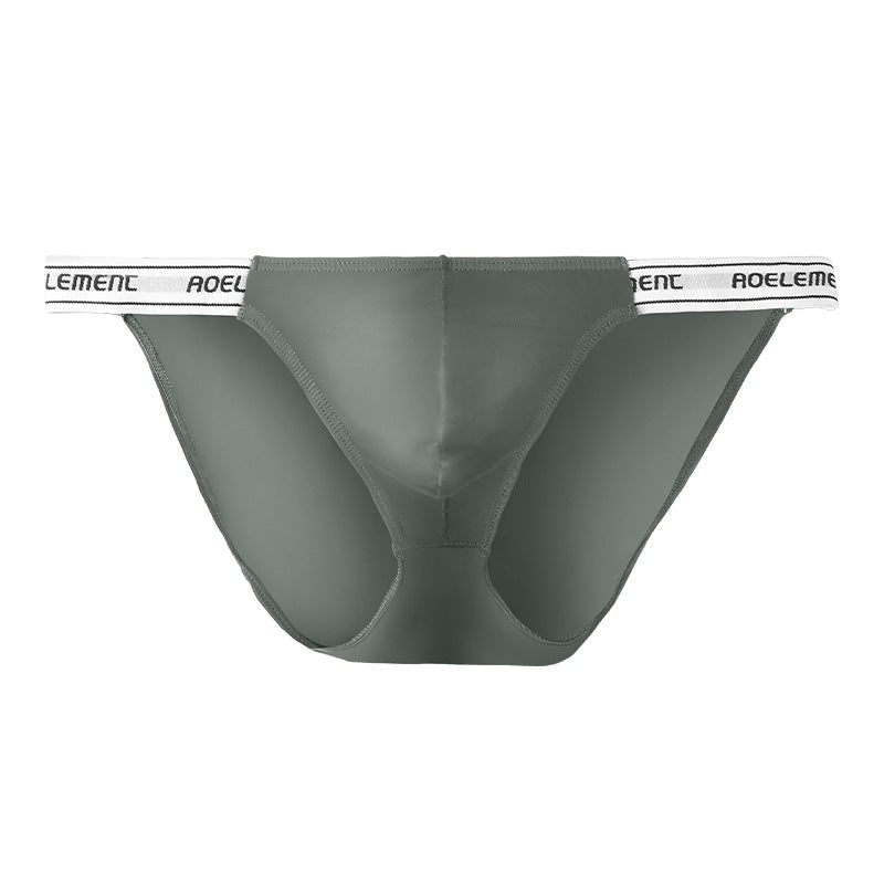men’s thong men’s erotic lingerie men’s double thong gay men’s buttocks sexy briefs - gray / L - Sexy lingerie