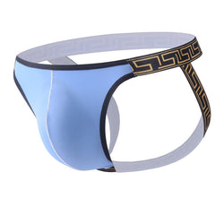 Image of Men’s Thong Large Pocket Pockets Exposed Buttocks Nylon Panties Low Waist Sexy T-Pants Gay Trendy Erotic Underwear