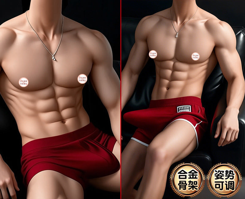 muscular hunk teen bust doll dildo penis female masturbator adult sex toys simulated phallus - toys