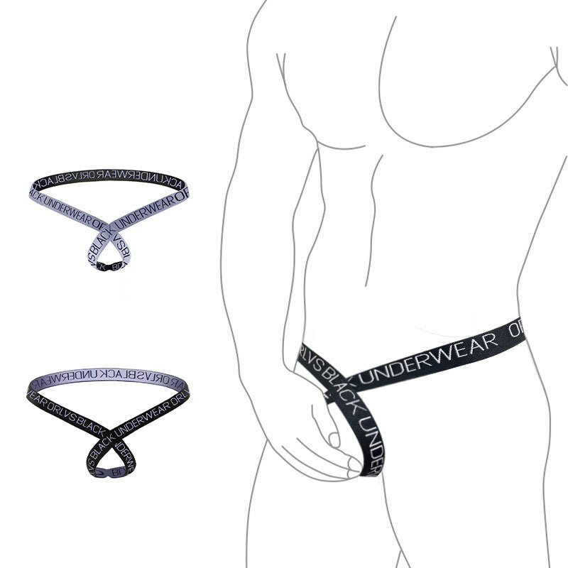 ORLVS One Drop Shipping Vacuum Ring Men’s Thong Sexy Sexy Panties Buttock Lift Single Panties Men Gay - Sexy lingerie