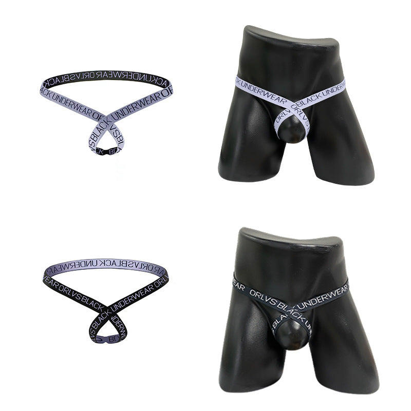 ORLVS One Drop Shipping Vacuum Ring Men’s Thong Sexy Sexy Panties Buttock Lift Single Panties Men Gay - Sexy lingerie