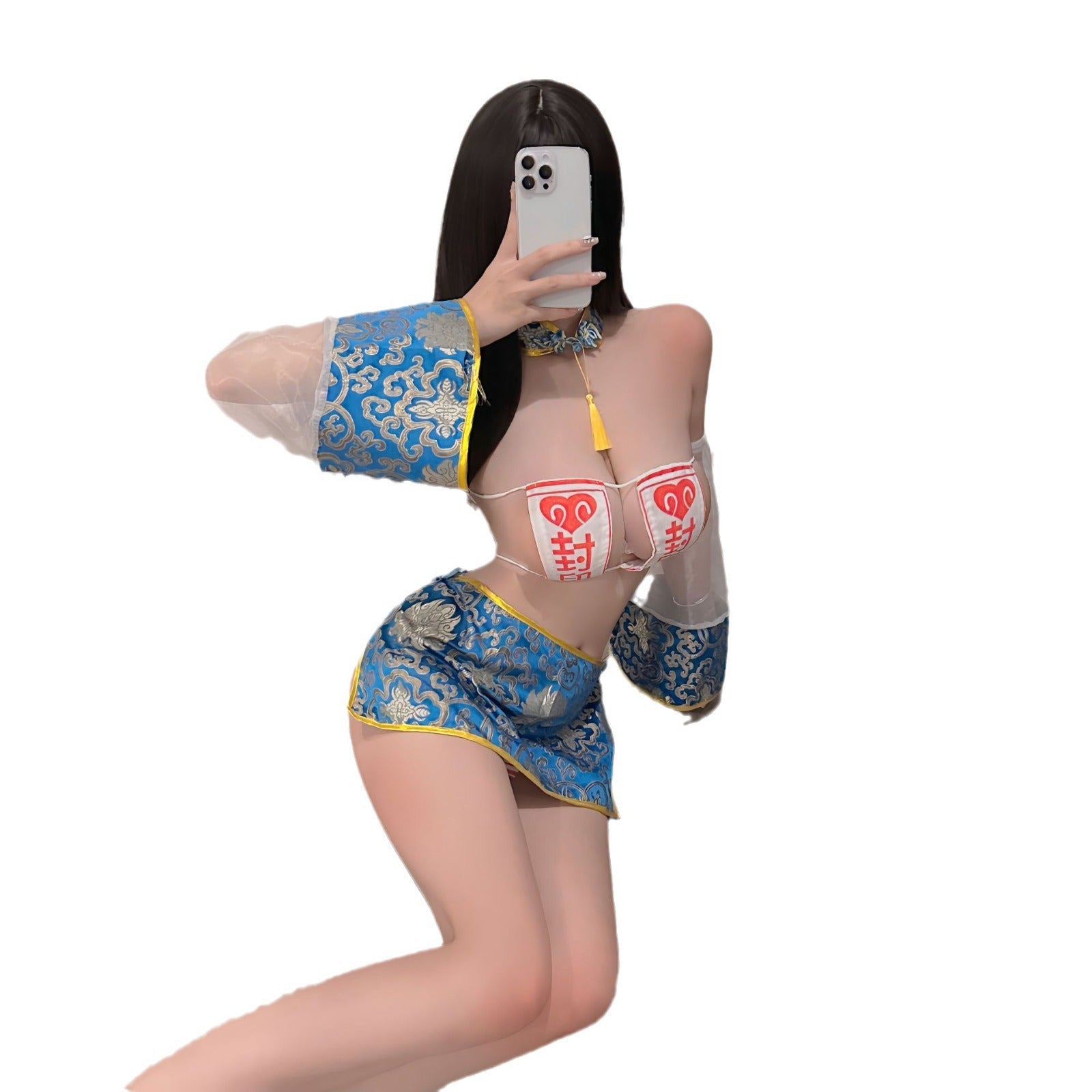 Rainy night fascination and temptation are erotic underwear cute zombie clothes two-dimensional comics breast-exposing