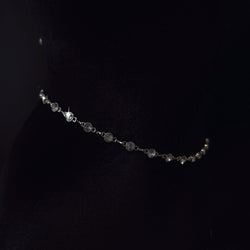 Image of sex toys diamond set cross baroque style necklace breast clamp waist chain anal plug sm stimulation training male