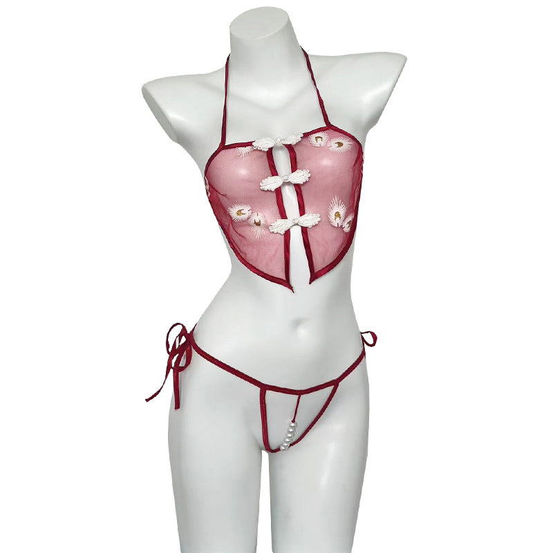 Sexy ancient style Hanfu bed without temptation erotic underwear passionate uniform new robe pure desire pajamas 2140