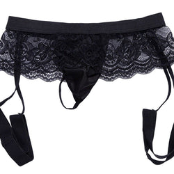 Image of Sexy panties men’s sexy temptation men’s panties gay lace transparent leggings sexy open crotch thongs - Sexy lingerie