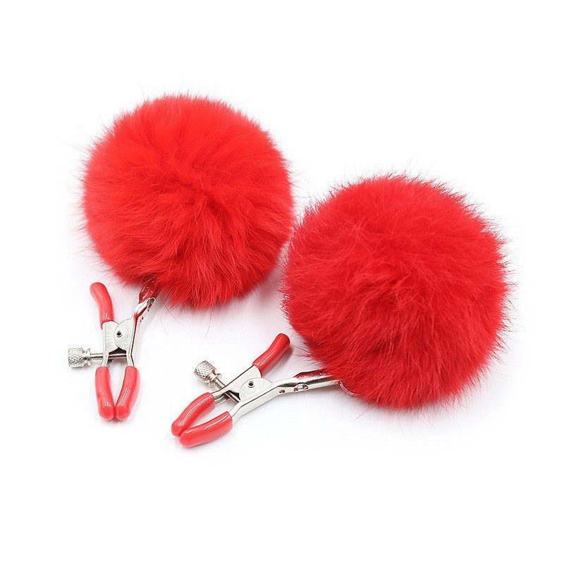 sm bondage props women’s badminton badminton bell nipple clip couple sex toys alternative adult sex toys - SM-Hair bulb