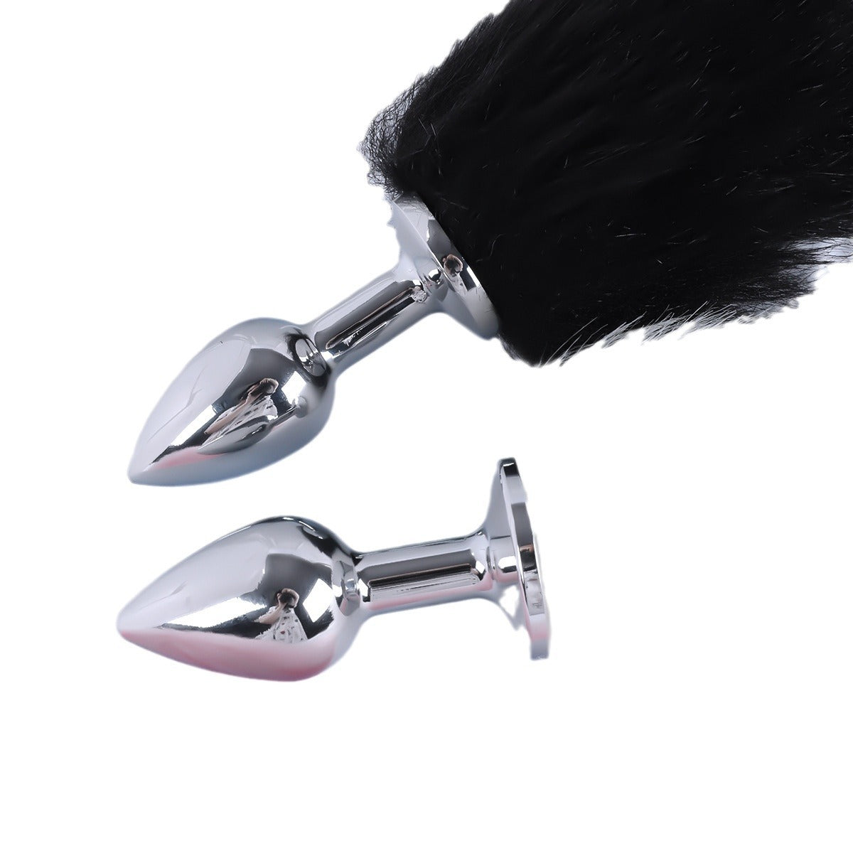 sm sex detachable tail butt plug metal fox backyard anal toy passionate sex aid sex toys - toys