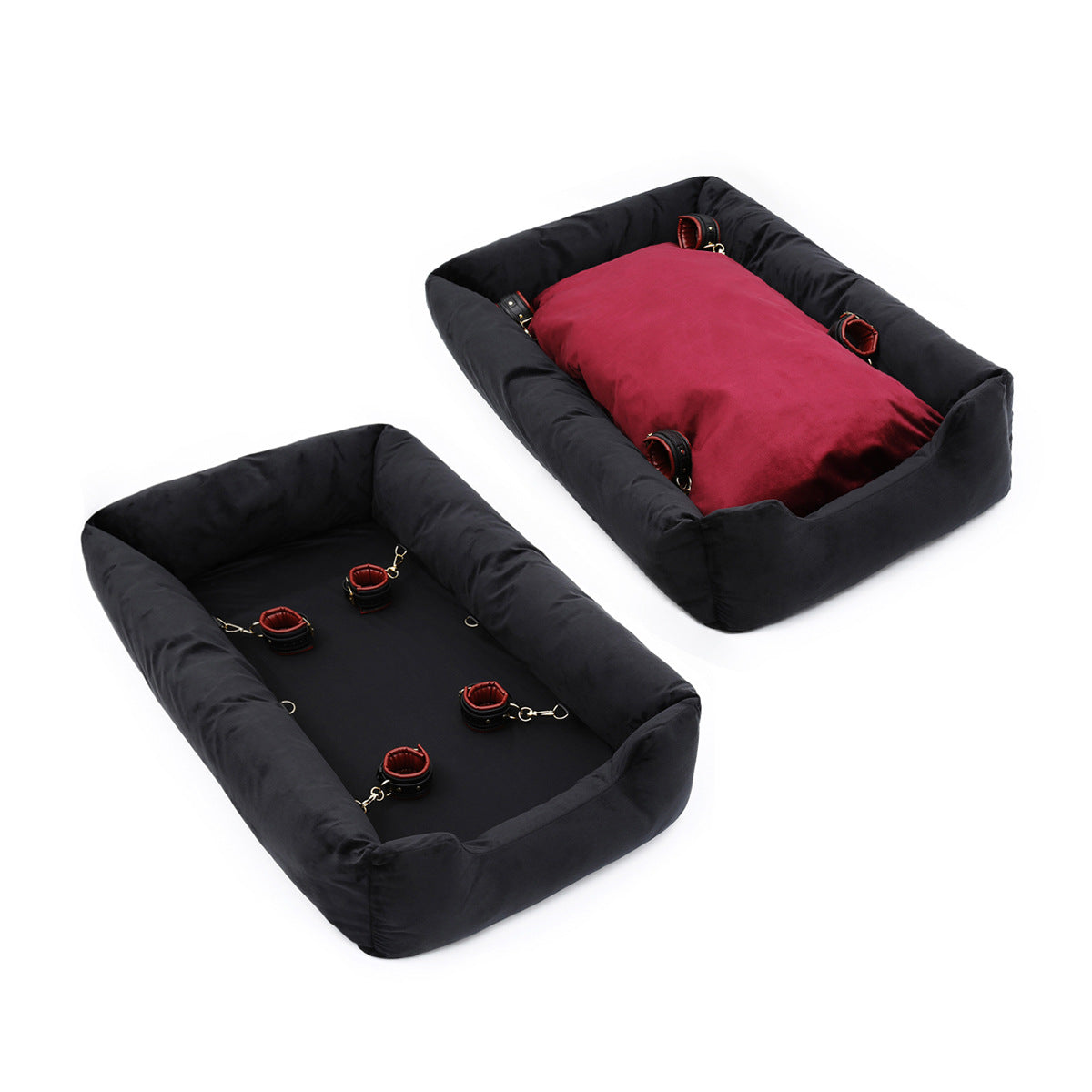 sm sex toys adult men and women sex femdom toys domesticated pet dog rectangular inflatable kennel with handcuffs - Pet
