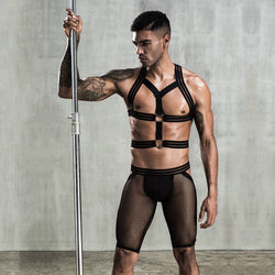Image of SY cosplay erotic underwear J7 strap-on European and American 256gay macho seducer erotic uniform sexy - As shown