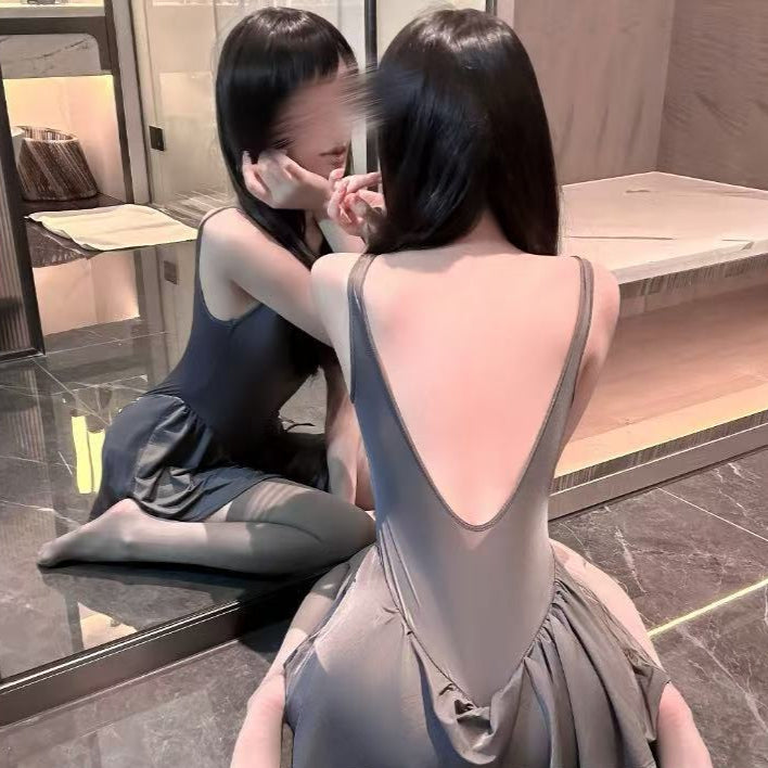 Image of Wear zippers outside the field crotch jungle dresses passionate underwear sexy pure desire free from temptation