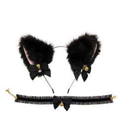 Image of women cat ears headbands bell collars flirting sex utensils teasing lingerie accessories uniform headdress sex